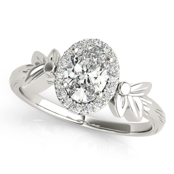 Oval Diamond Engagement Ring · 0.48 ct tw