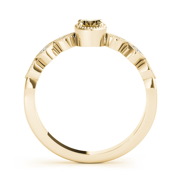 Oval Diamond Engagement Ring · 0.16 ct tw