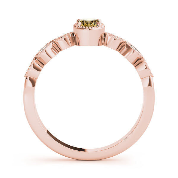 Oval Diamond Engagement Ring · 0.16 ct tw
