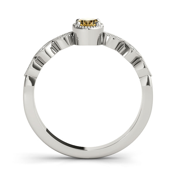 Oval Diamond Engagement Ring · 0.16 ct tw