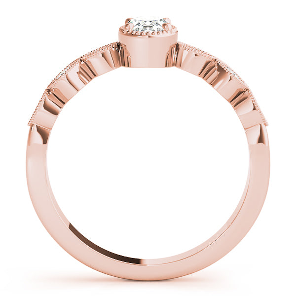 Oval Diamond Engagement Ring · 0.16 ct tw