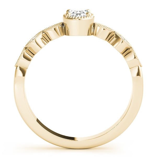 Oval Diamond Engagement Ring · 0.16 ct tw