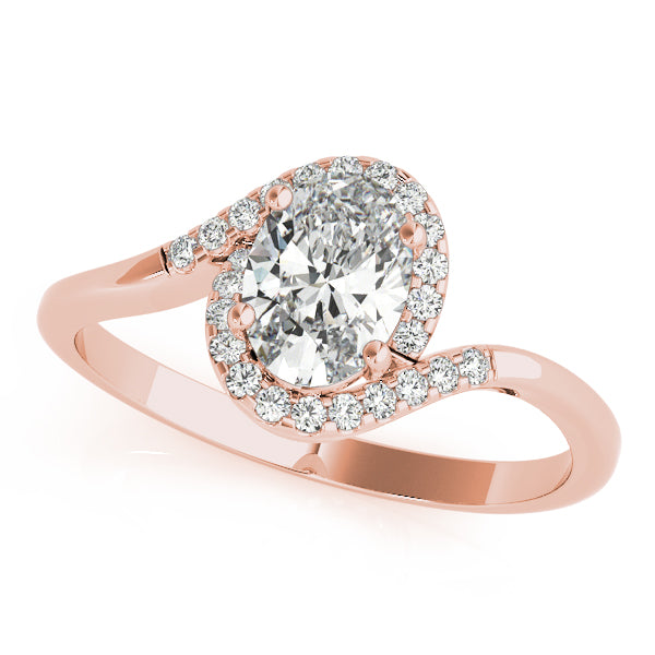 Oval Diamond Engagement Ring · 0.49 ct tw