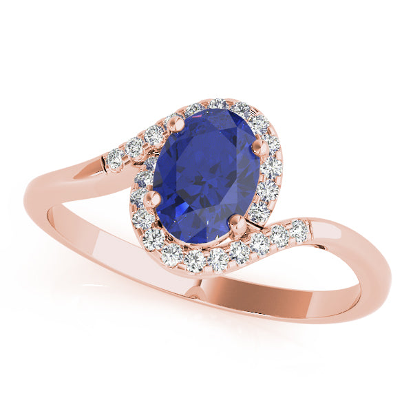 Oval Diamond Engagement Ring · 0.49 ct tw
