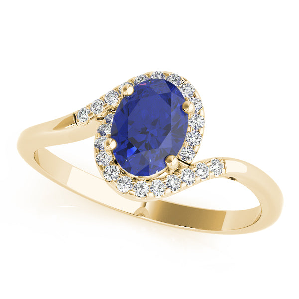 Oval Diamond Engagement Ring · 0.49 ct tw