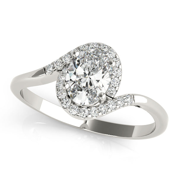 Oval Diamond Engagement Ring · 0.49 ct tw