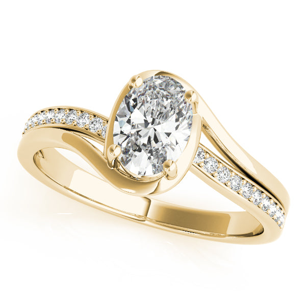 Oval Diamond Engagement Ring · 1.05 ct tw