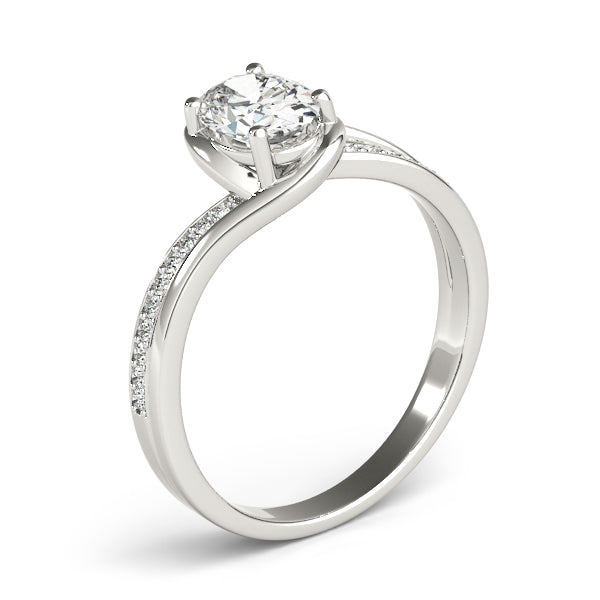 Oval Diamond Engagement Ring · 1.05 ct tw