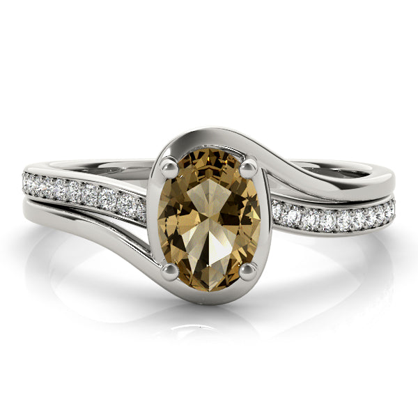 Oval Diamond Engagement Ring · 0.48 ct tw