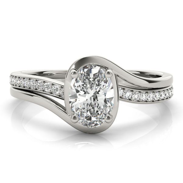 Oval Diamond Engagement Ring · 0.48 ct tw
