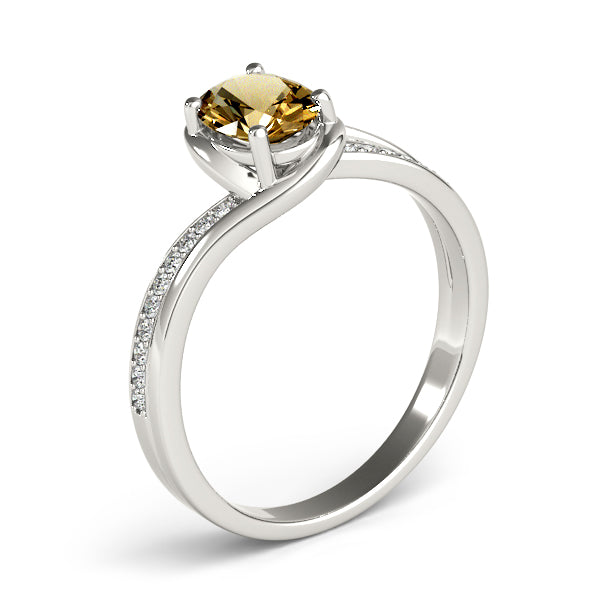 Oval Diamond Engagement Ring · 1.05 ct tw