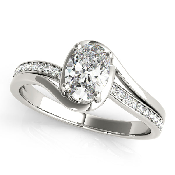 Oval Diamond Engagement Ring · 1.05 ct tw