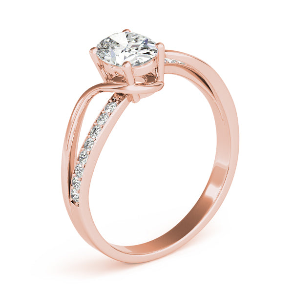 Oval Diamond Engagement Ring · 0.50 ct tw