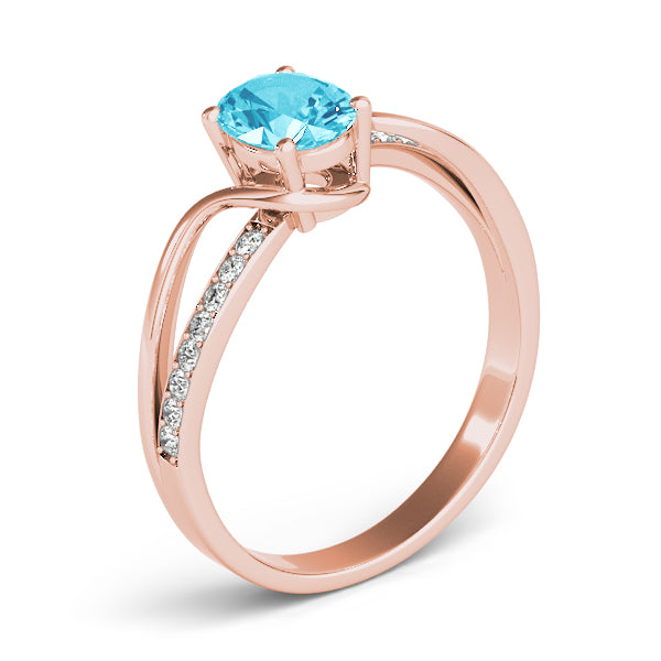 Oval Diamond Engagement Ring · 0.50 ct tw