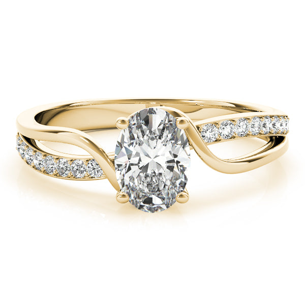 Oval Diamond Engagement Ring · 0.50 ct tw