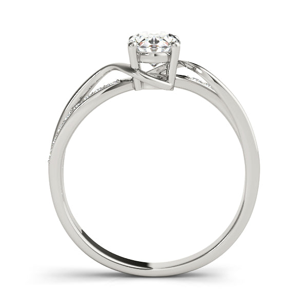 Oval Diamond Engagement Ring · 0.50 ct tw