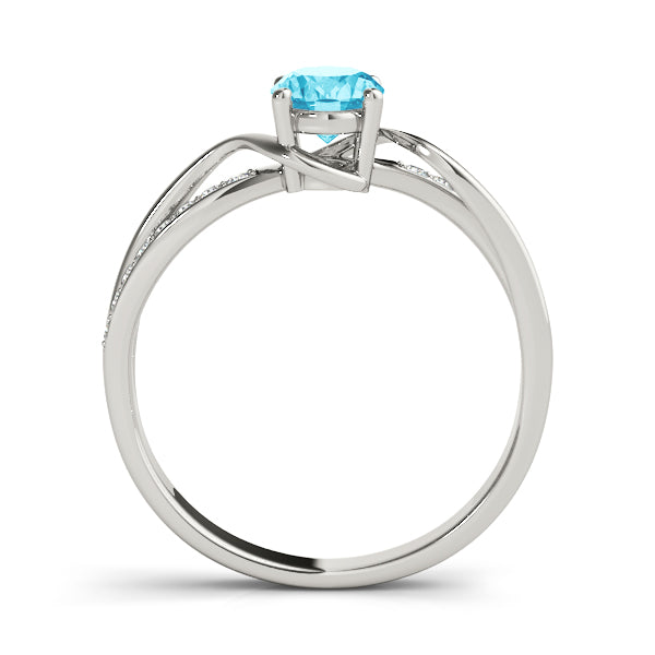 Oval Diamond Engagement Ring · 0.50 ct tw