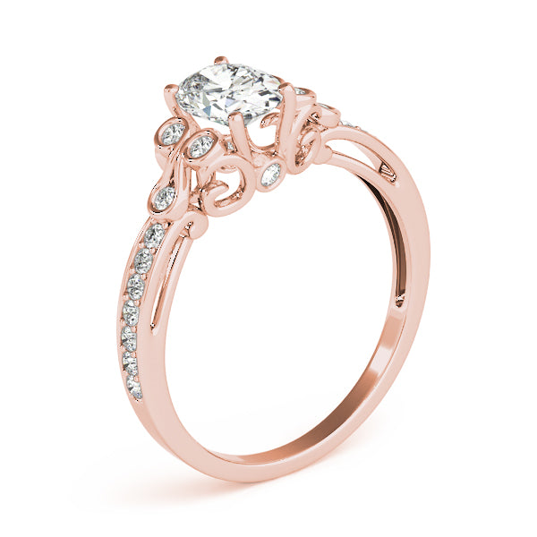 Oval Diamond Engagement Ring · 0.47 ct tw