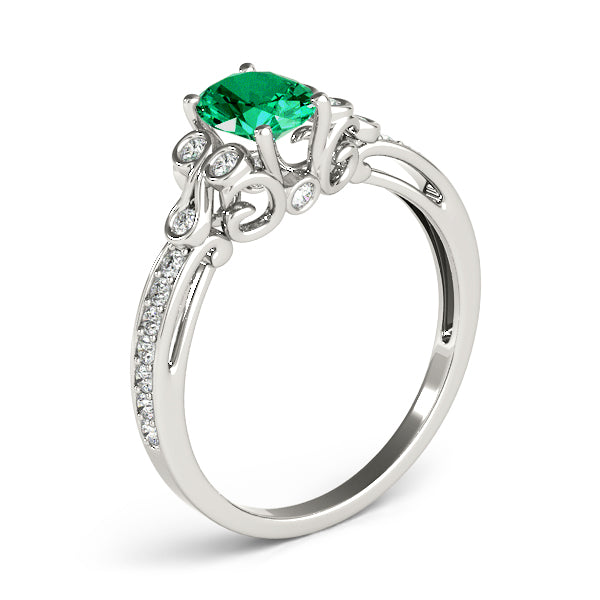 Oval Diamond Engagement Ring · 1.17 ct tw