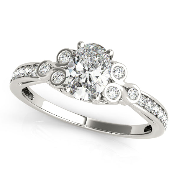 Oval Diamond Engagement Ring · 0.47 ct tw