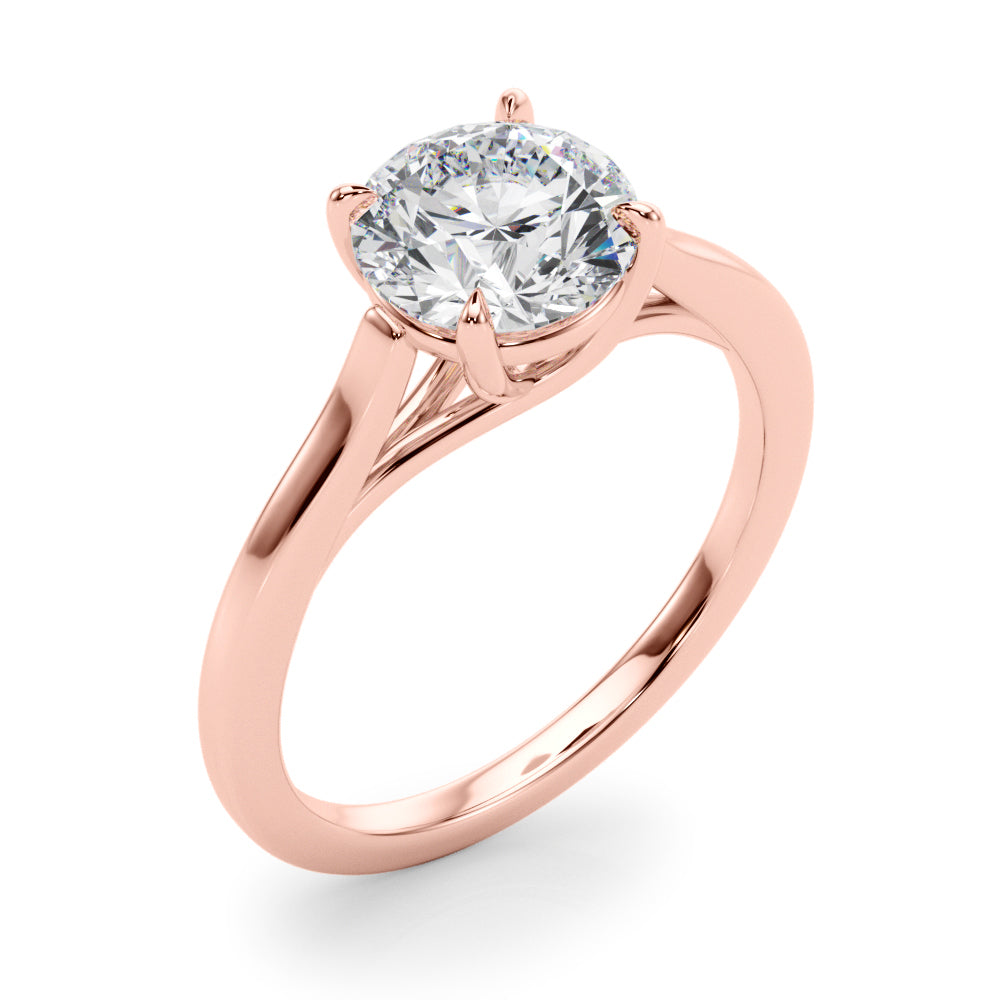 Round Diamond Solitaire Engagement Ring · 3.00 ct tw