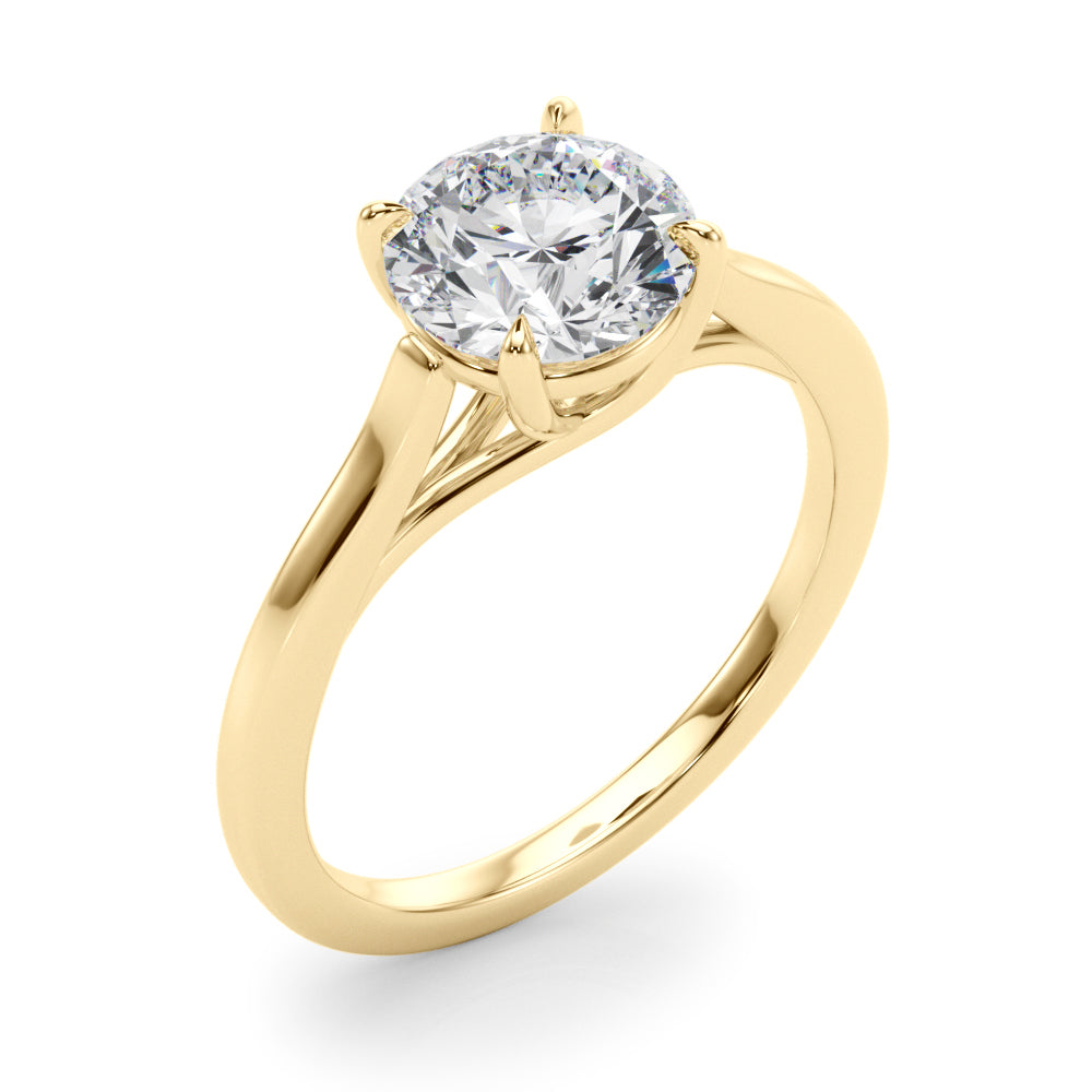 Round Diamond Solitaire Engagement Ring · 3.00 ct tw
