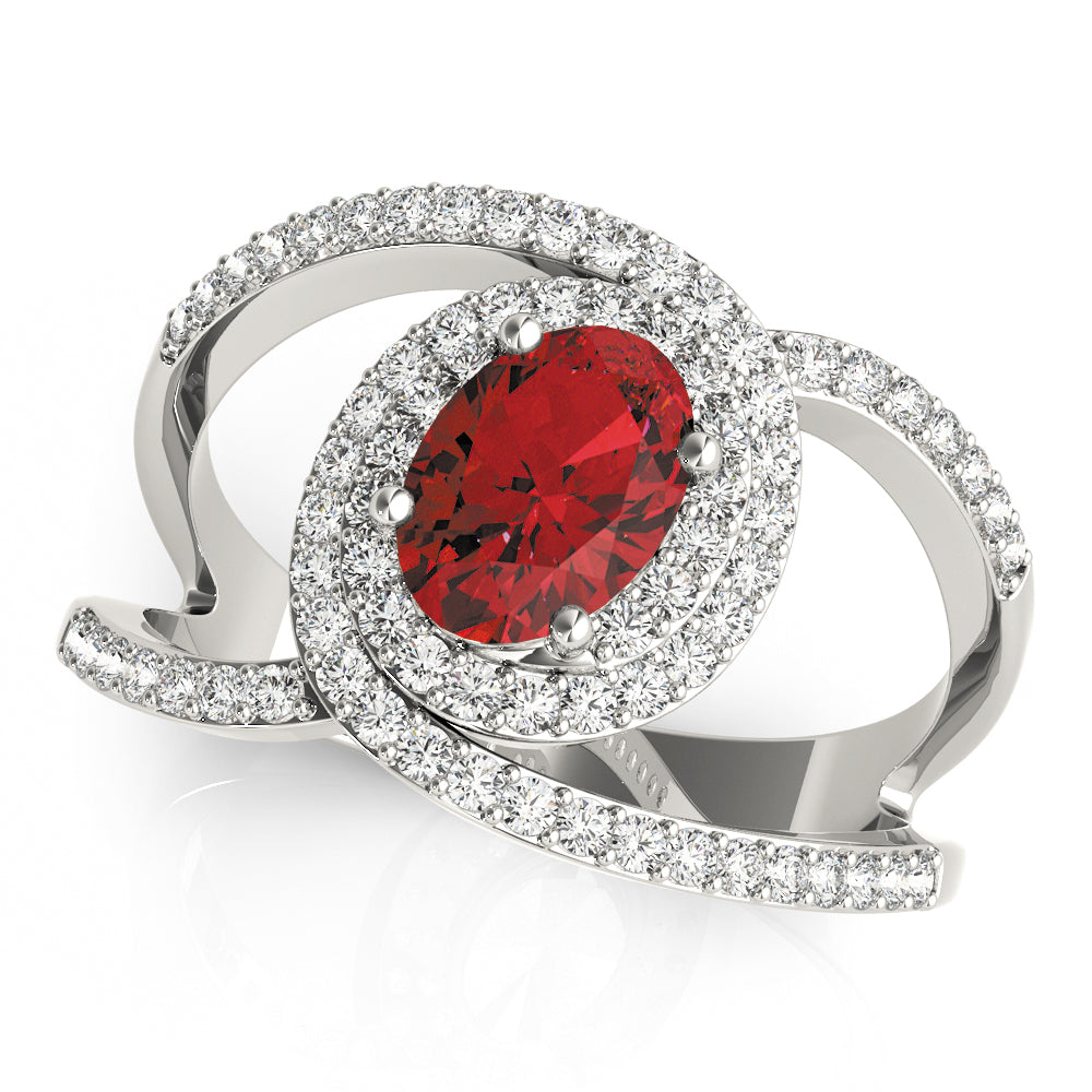 Oval Diamond Fashion Ring · 1.33 ct tw