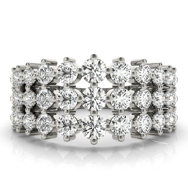 3 Row Diamond Fashion Ring · 1.83 ct tw
