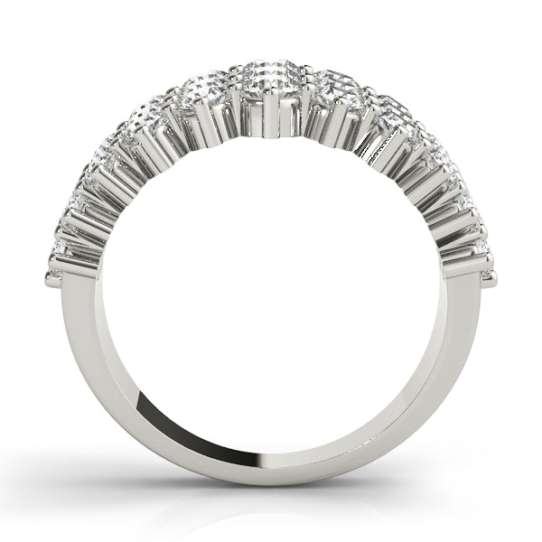 3 Row Diamond Fashion Ring · 0.77 ct tw