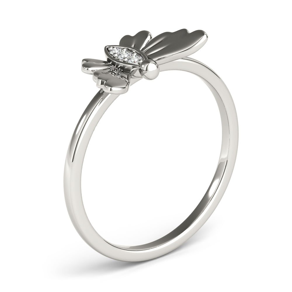 Butterfly Diamond Fashion Ring · 0.03 ct tw