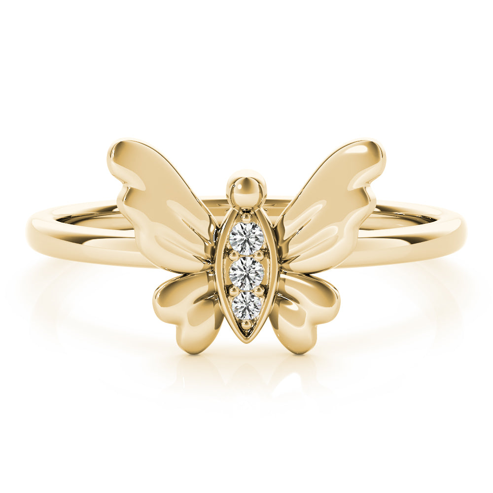 Butterfly Diamond Fashion Ring · 0.03 ct tw