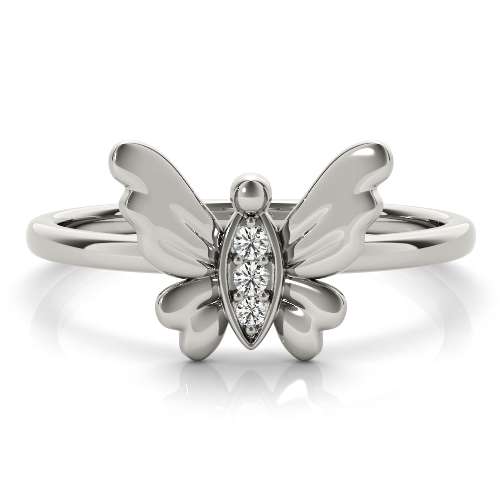 Butterfly Diamond Fashion Ring · 0.03 ct tw