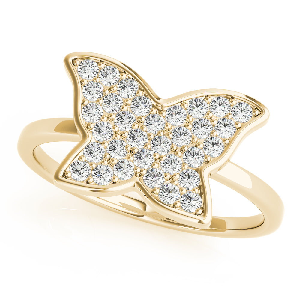 Butterfly Diamond Fashion Ring · 0.32 ct tw