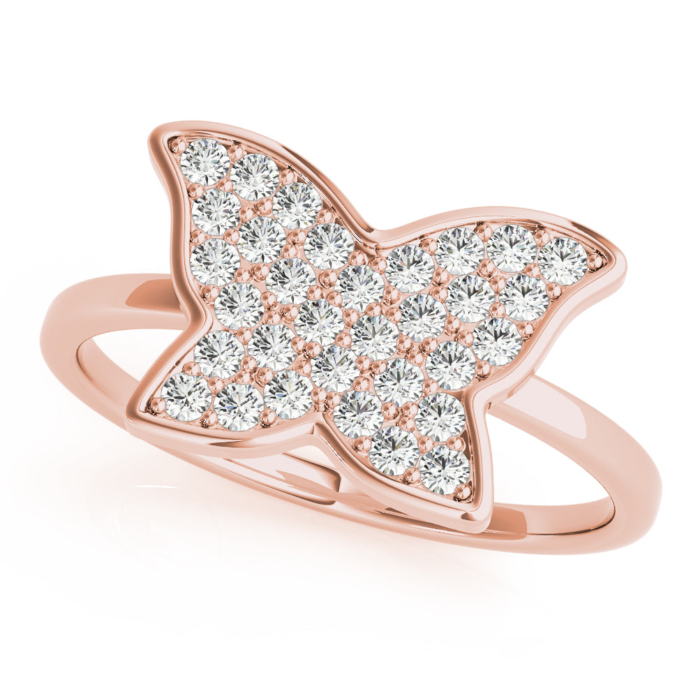 Butterfly Diamond Fashion Ring · 0.32 ct tw