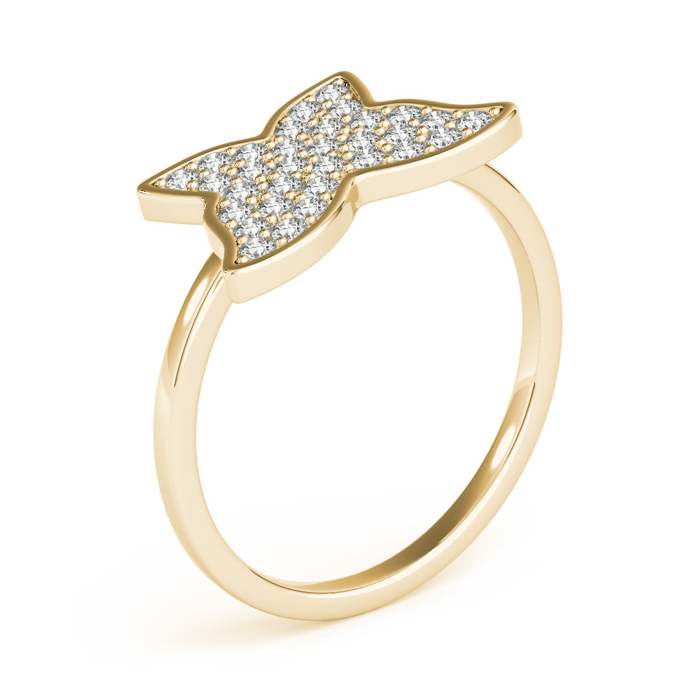 Butterfly Diamond Fashion Ring · 0.32 ct tw