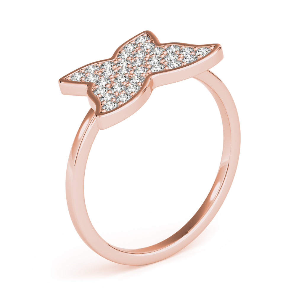 Butterfly Diamond Fashion Ring · 0.32 ct tw
