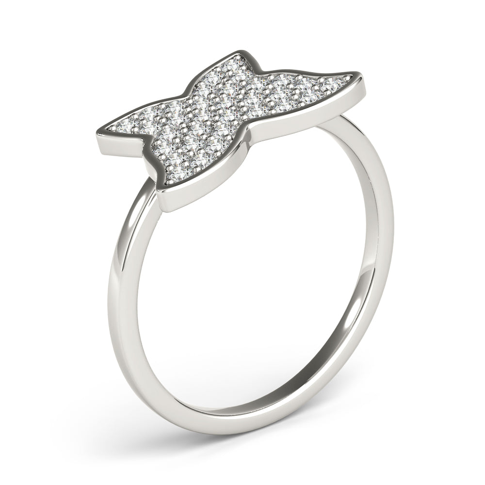 Butterfly Diamond Fashion Ring · 0.32 ct tw