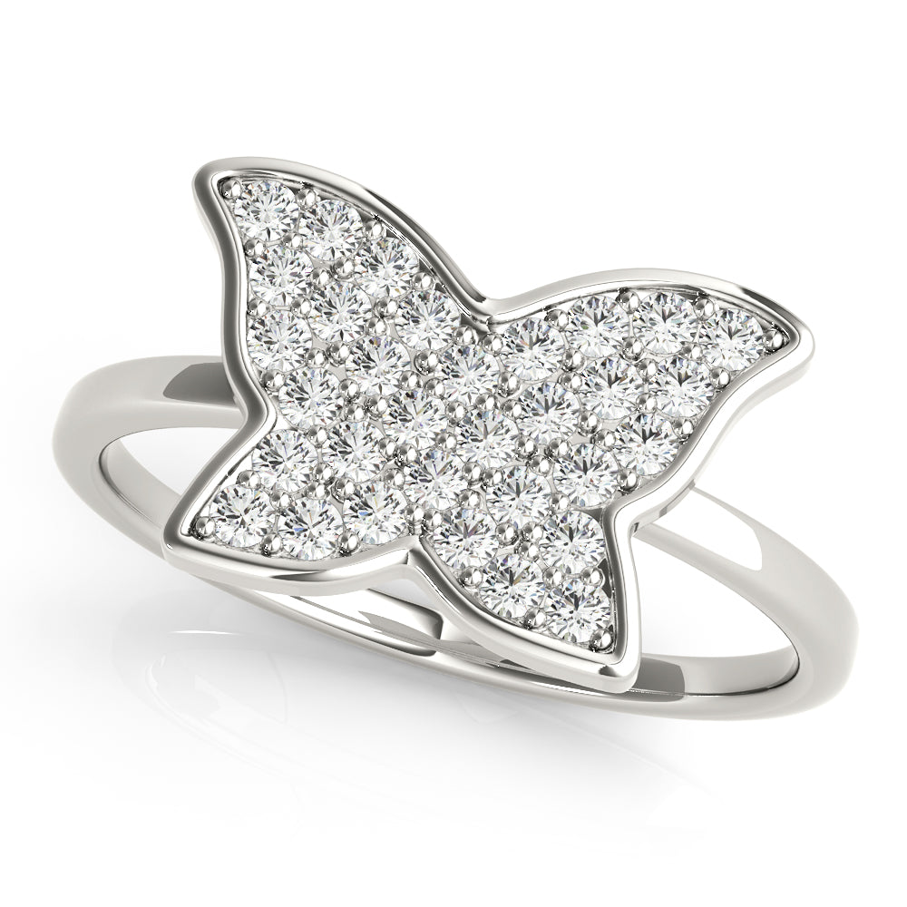 Butterfly Diamond Fashion Ring · 0.32 ct tw