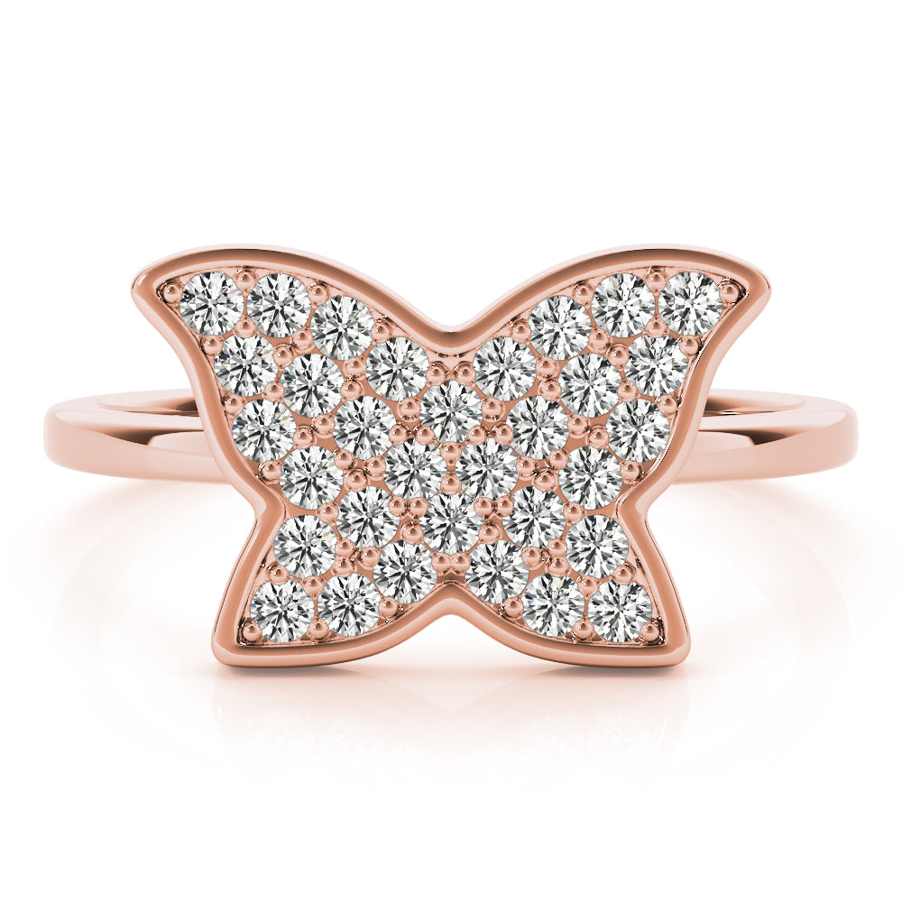 Butterfly Diamond Fashion Ring · 0.32 ct tw