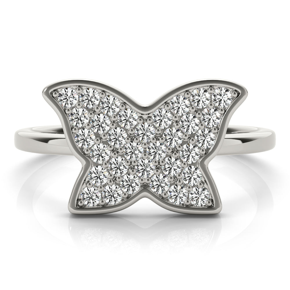 Butterfly Diamond Fashion Ring · 0.32 ct tw