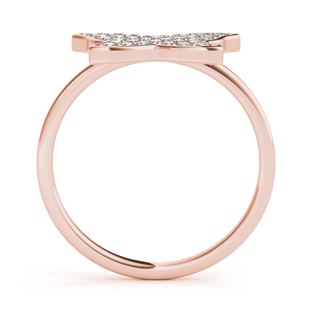 Butterfly Diamond Fashion Ring · 0.32 ct tw