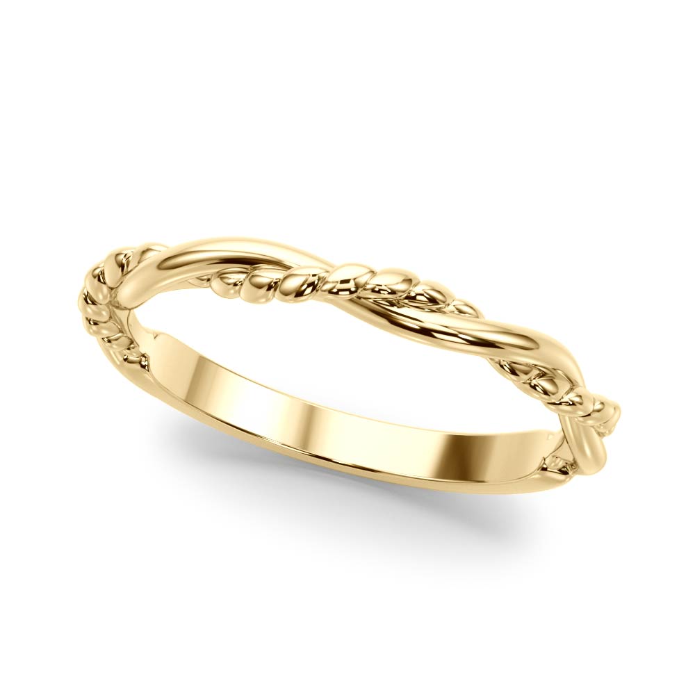 Twisted Gold Band