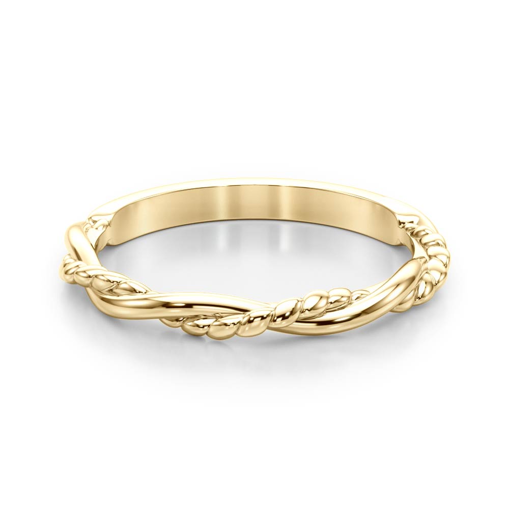 Twisted Gold Band