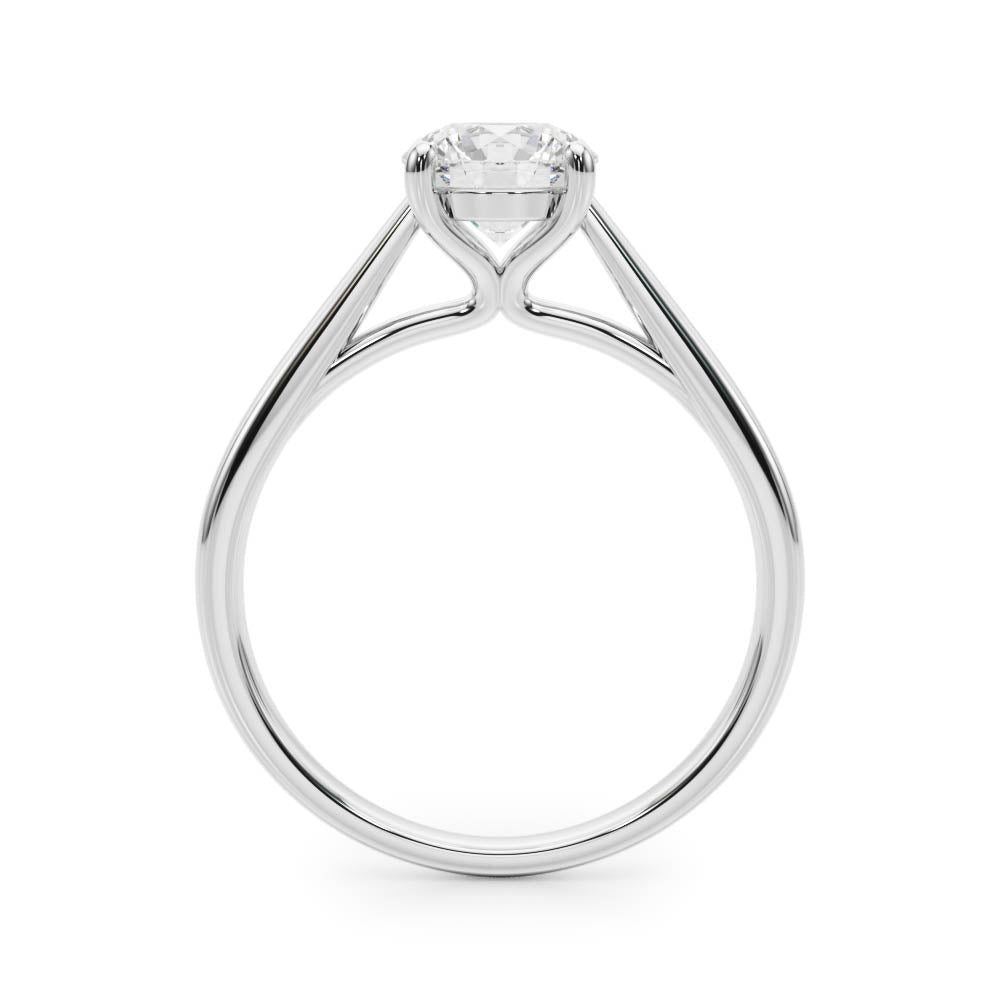 Round 4 Prong Diamond Solitaire Engagement Ring · 0.50 ct tw