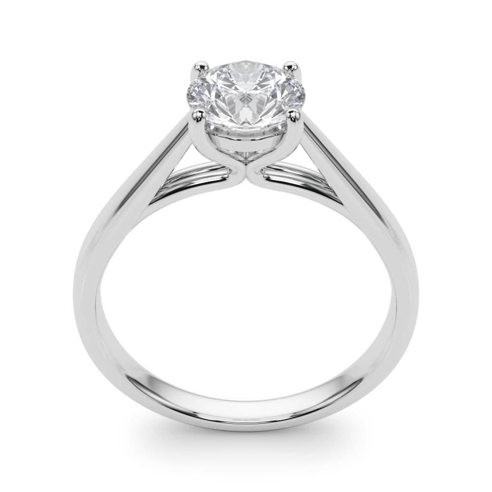 Round 4 Prong Diamond Solitaire Engagement Ring · 0.75 ct tw
