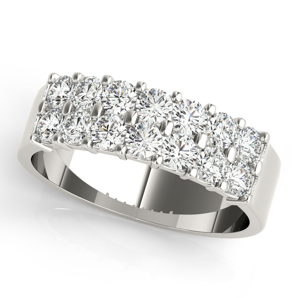 Two Row Diamond Band · 0.91 ct tw