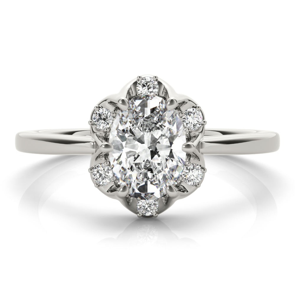 Oval Diamond Engagement Ring · 1.04 ct tw