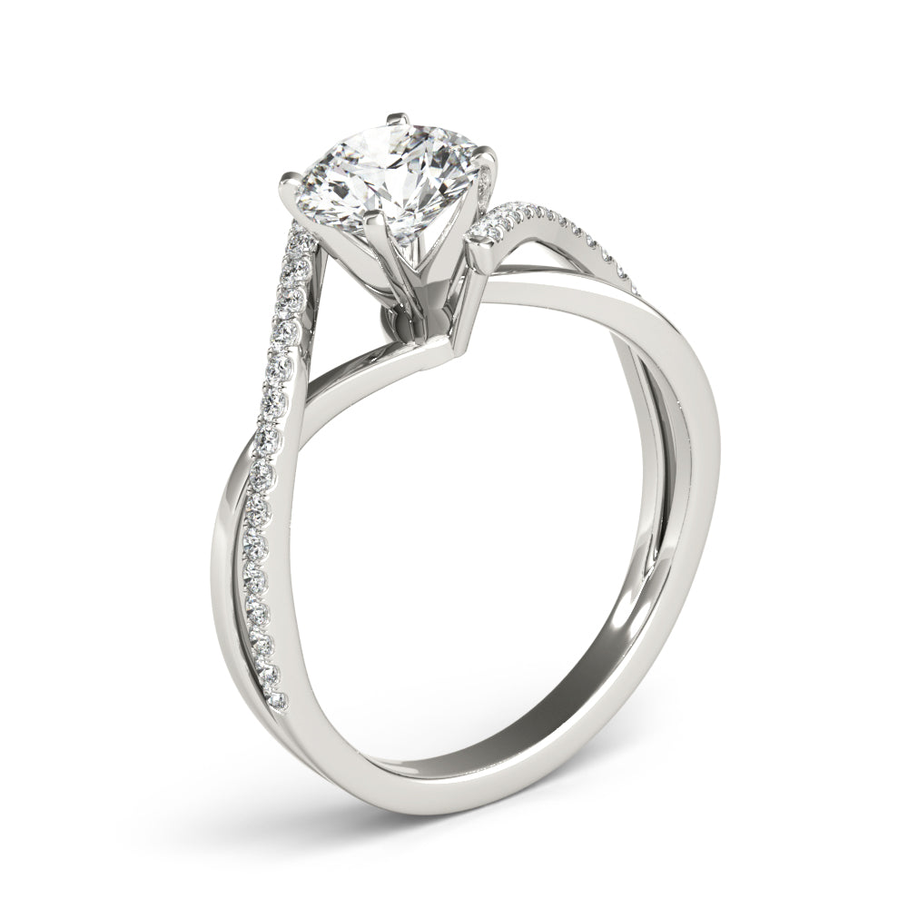 Bypass Diamond Engagement Ring · 0.14 ct tw