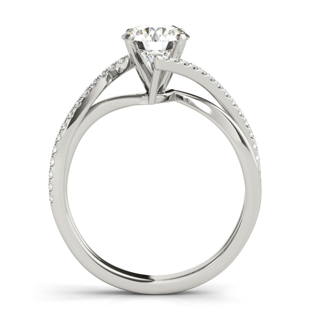 Bypass Diamond Engagement Ring · 0.14 ct tw