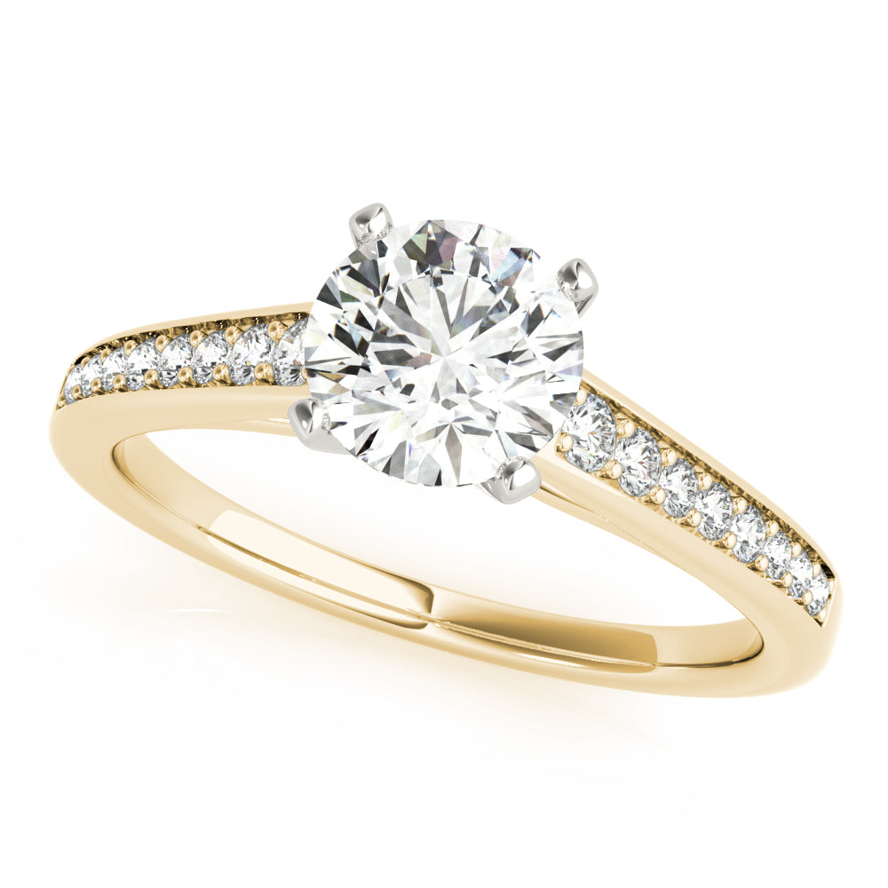 Cathedral Diamond Ring · 0.18 ct tw
